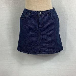 Earl Jeans Polka Dot Jean Skirt Size 10 🍬